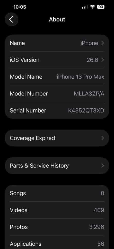 IPHONE 13 promax (Category: iPhone X Series) located in Caloocan City. Submitted by tyne02 (Listing ID 1457999090, Image 3). Description: IPHONE 13 PRO MAX 256GB ✅ WORKING Perfectly ✅ Inclusion —Unit,Case ✅ Battery Health 73%🔋 ✅ Truetone Working ✅ FaceID Working Issue: .5 Cam not working and replace LCD OLED (performance not affected) NEGOTIABLE DROP YOUR OFFER!.