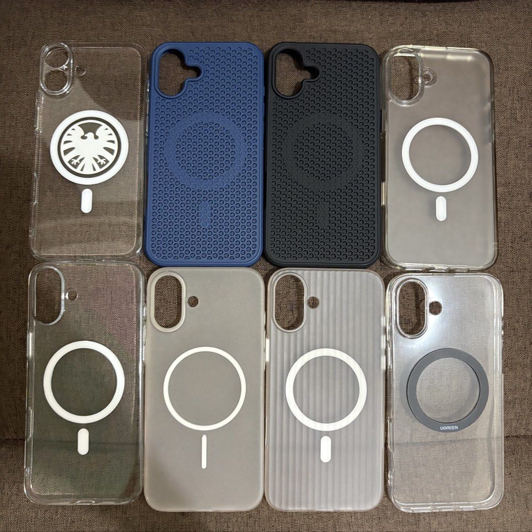 IPhone 16 Plus - Cases (Category: Cases & Sleeves) located in Quezon City. Submitted by superjonpatrick (Listing ID 1455071702, Image 1). Description: For sale: (8 pcs.) iPhone 16 Plus Cases Used condition so manage expectations 500.00 PhP (take all, firm) Free 2 pcs tempered glass Tandang Sora, Quezon City.