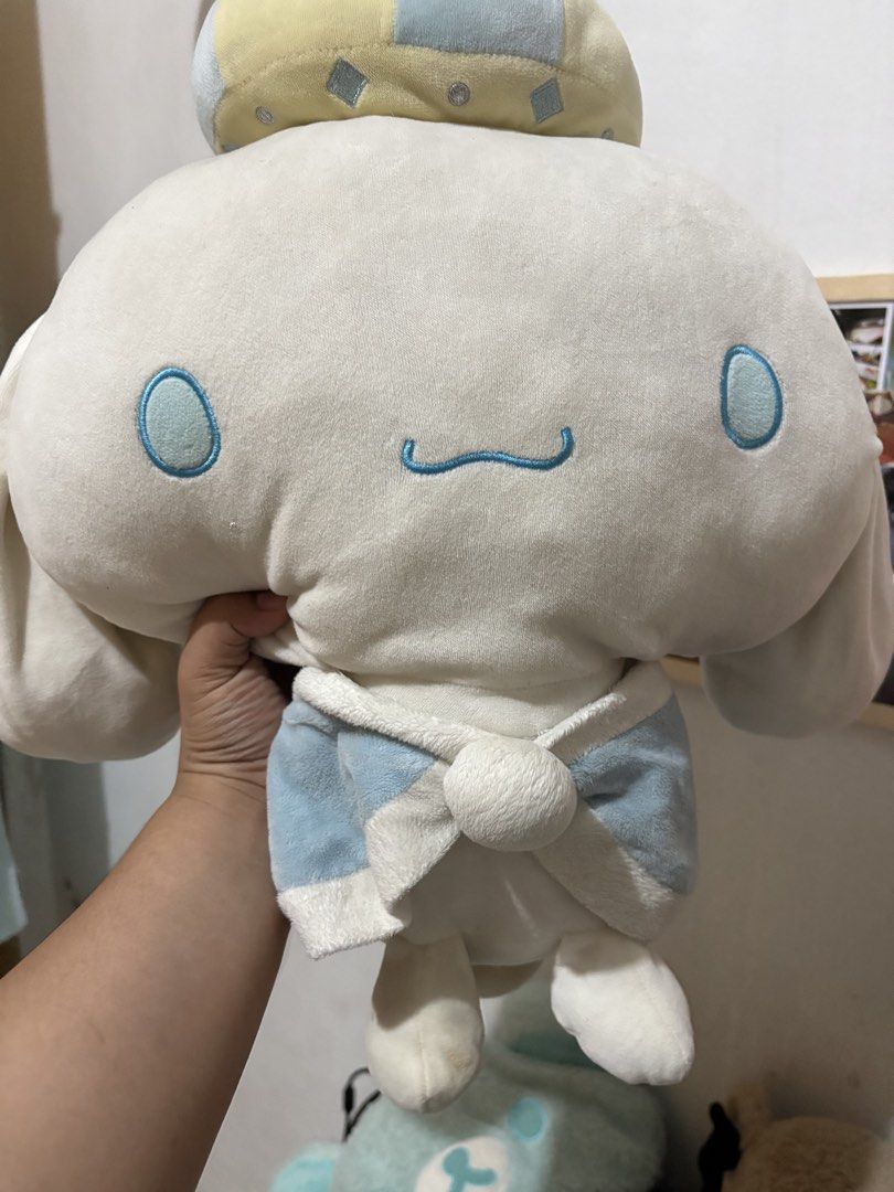 Jumbo Mallow Type Cinnamoroll Plush Toy (Category: Plushies & Soft Toys) located in Trece Martires City. Submitted by bysol.co (Listing ID 1457952318, Image 1). Description: need wash need stuffing (stuffing included when purchased).