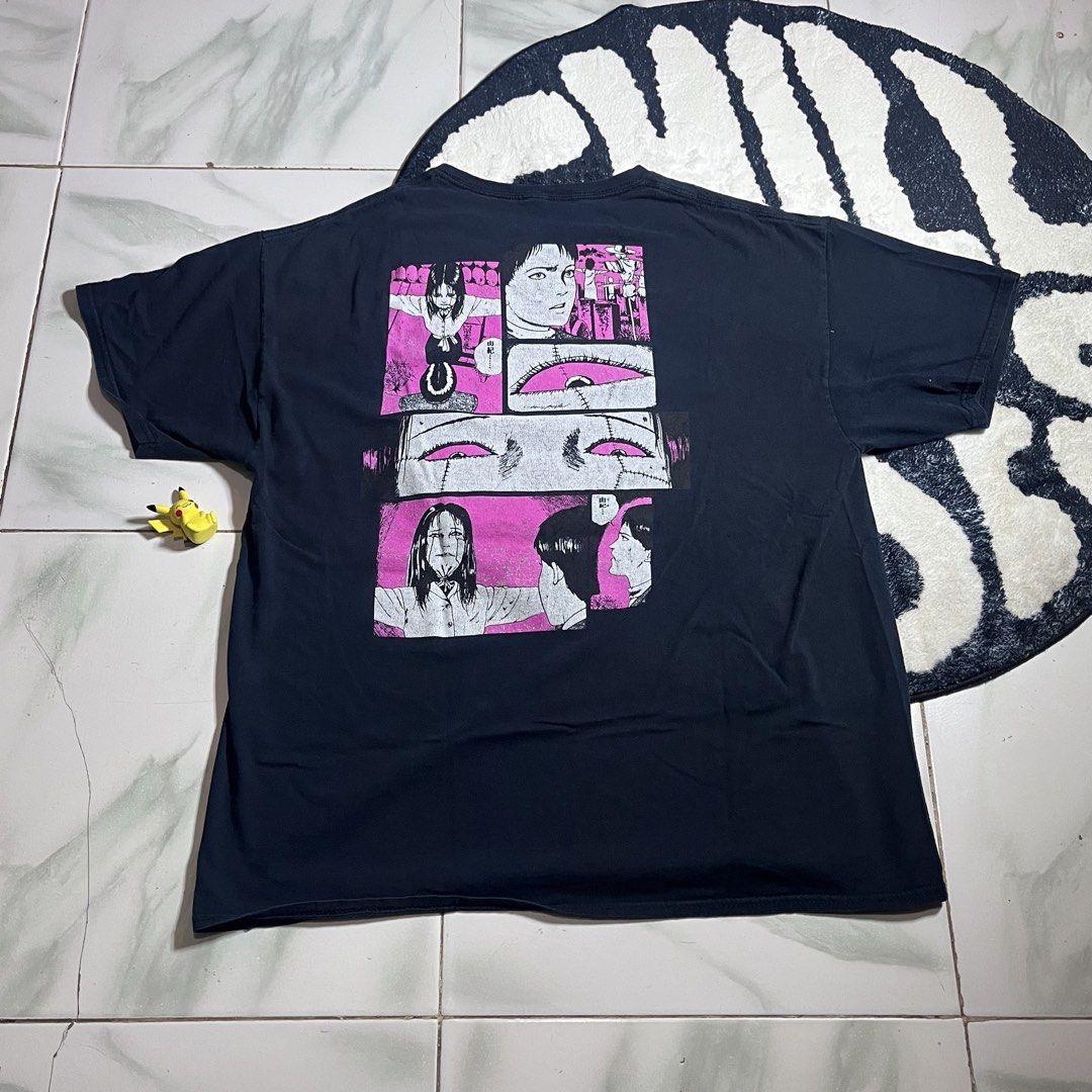 Junji ito collection anime manga tee (Category: Formal Shirts) located in Naga. Submitted by noheadguy (Listing ID 1458073524, Image 2). Description: Junji ito collection tee 23x27 📍Camarines Sur, Naga City.