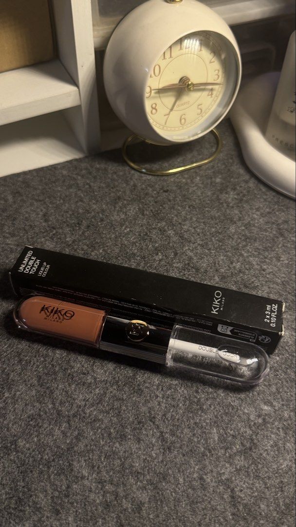 Kiko Milano Unlimited Double Touch Lipstick (Category: Makeup) located in Manila. Submitted by kleyeo015 (Listing ID 1457922236, Image 1). Description: KIKO Milano Unlimited Double Touch Liquid Lipstick – Shade 103: Natural Rose Condition: Brand New / Never Opened / Never Used Selling for ₱1,000 Bought from Amazon for $18. I accidentally bought 2, but I only need 1, so I’m selling the extra one. Product Details: • KIKO Milano Unlimited Double Tou