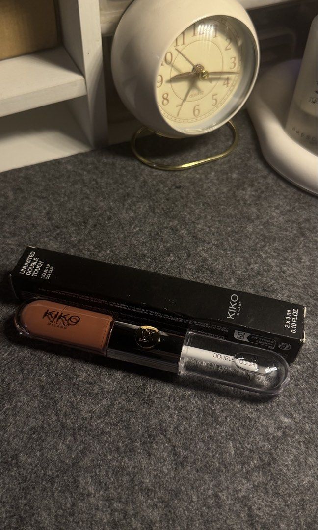Kiko Milano Unlimited Double Touch Lipstick (Category: Makeup) located in Manila. Submitted by kleyeo015 (Listing ID 1457922236, Image 2). Description: KIKO Milano Unlimited Double Touch Liquid Lipstick – Shade 103: Natural Rose Condition: Brand New / Never Opened / Never Used Selling for ₱1,000 Bought from Amazon for $18. I accidentally bought 2, but I only need 1, so I’m selling the extra one. Product Details: • KIKO Milano Unlimited Double Tou