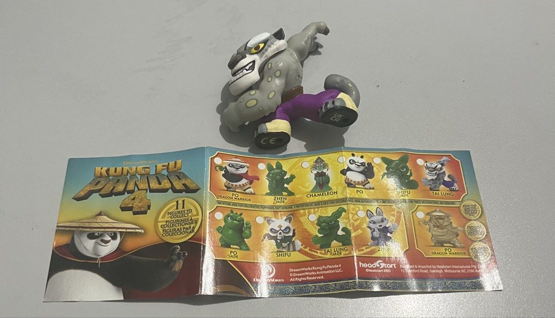 Kung Fu Panda 4 “Tai Lung”Funko Figure (Category: Figurines & Statues) located in Manila. Submitted by pwrproductions (Listing ID 1363449304, Image 1). Description: Original Funko figure made my hasbro showcasing the fighting stunt of “Tai Lung” in the kung fu panda 4 film..