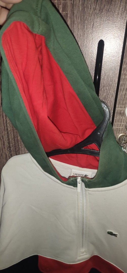 Lacoste Colourblock Zip Hoodie (Category: Hoodies) located in Manila. Submitted by arniegay (Listing ID 1457997504, Image 2). Description: selling very low pls no haggling - Size: 152cm / 60inch.