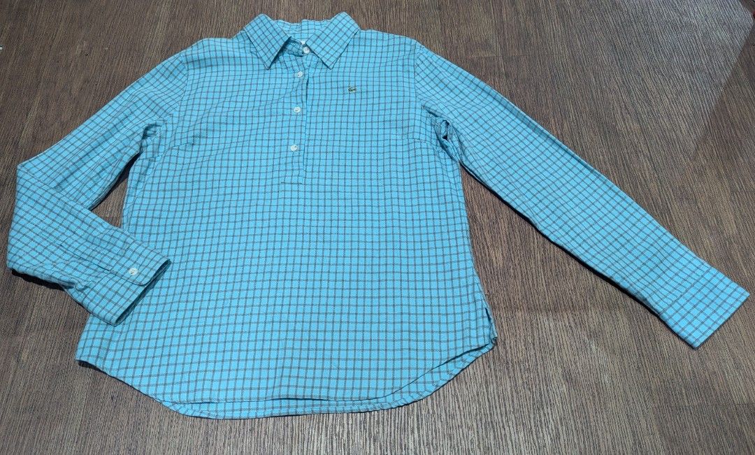 Lacoste polo long-sleeves (Category: Tshirts & Polo Shirts ) located in Baguio. Submitted by second_handchic (Listing ID 1457953651, Image 2). Description: authentic Lacoste polo long-sleeves in good condition size medium dimension: 20 inches length armpit to armpit by 24 inches height see posted pictures for more details or DM for other information.