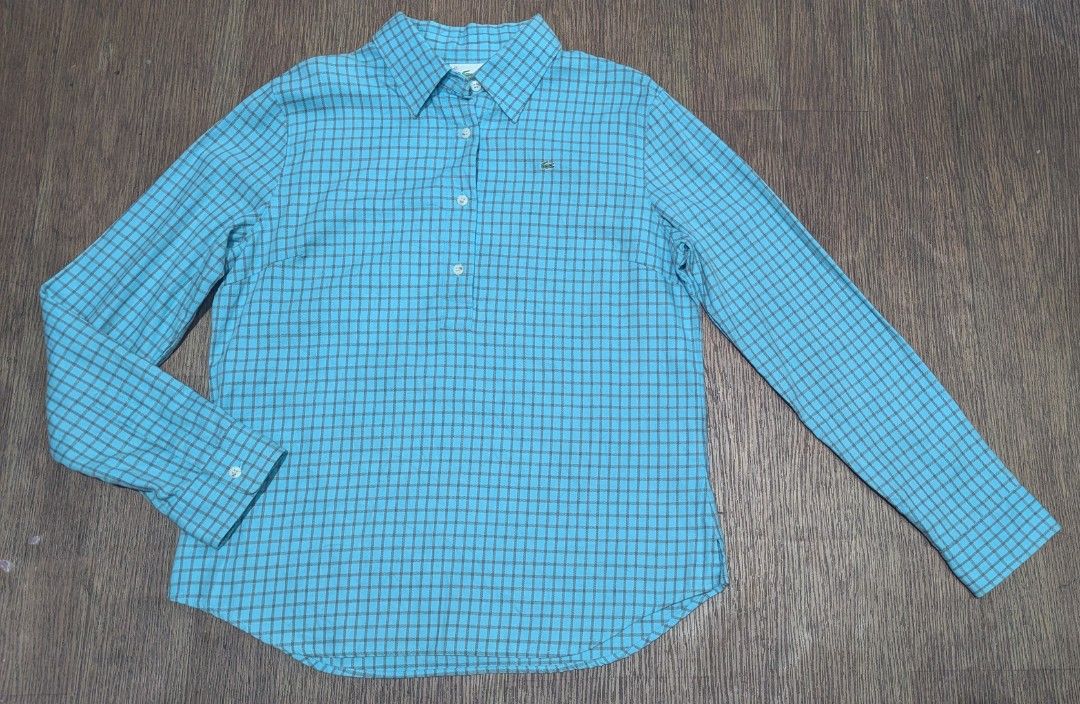 Lacoste polo long-sleeves (Category: Tshirts & Polo Shirts ) located in Baguio. Submitted by second_handchic (Listing ID 1457953651, Image 1). Description: authentic Lacoste polo long-sleeves in good condition size medium dimension: 20 inches length armpit to armpit by 24 inches height see posted pictures for more details or DM for other information.