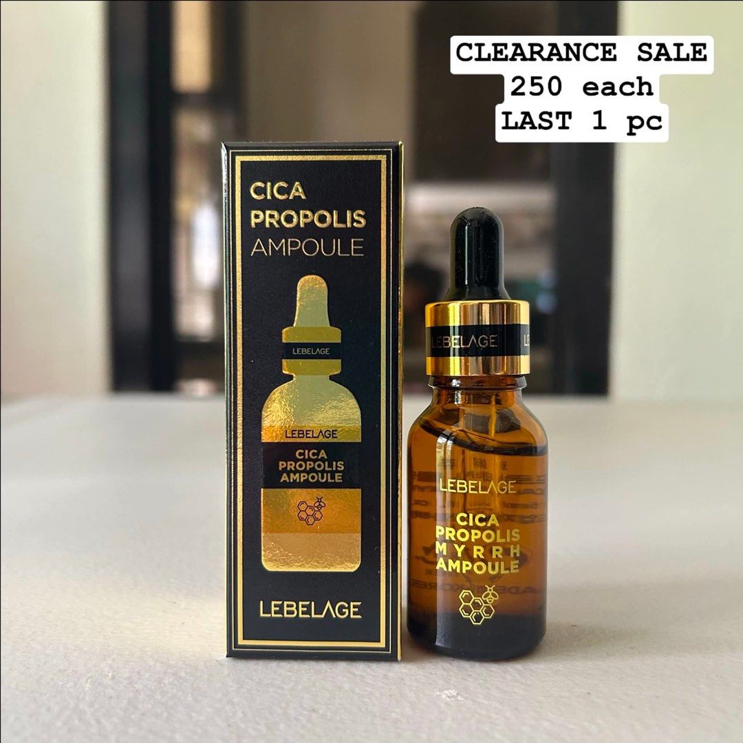 LEBELAGE CICA PROPOLIS AMPOULE (Category: Face Care) located in La Trinidad. Submitted by getpamperedwithjown (Listing ID 1458042836, Image 1). Description: .