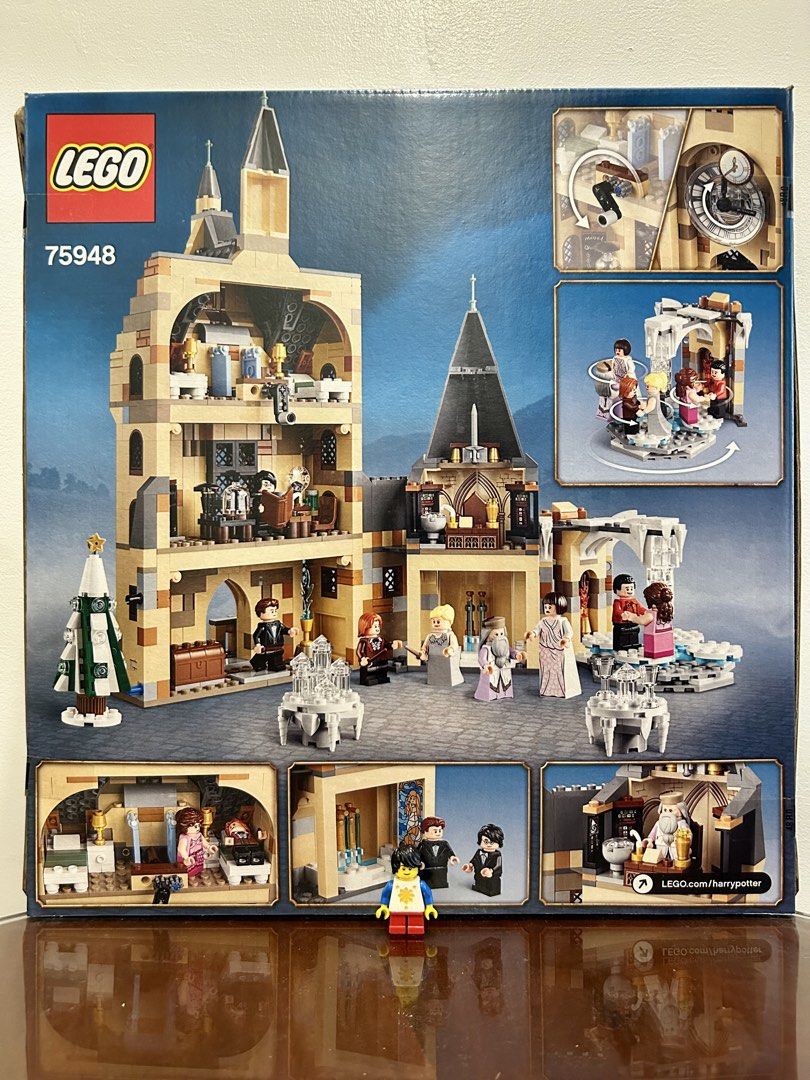 LEGO Harry Potter 75948 — Hogwarts Clock Tower (Category: Lego & Building Sets) located in Pasig City. Submitted by nobrainer.deals (Listing ID 1457971834, Image 2). Description: LEGO Harry Potter 75948 Hogwarts Clock Tower — 922 pcs | 2019. 3-level Hogwarts Clock Tower featuring Dumbledore’s Office, Defense Against the Dark Arts classroom, Hospital Wing, Prefects’ Bathroom and Yule Ball. Includes 8 minifigures and movable clock and dance functio