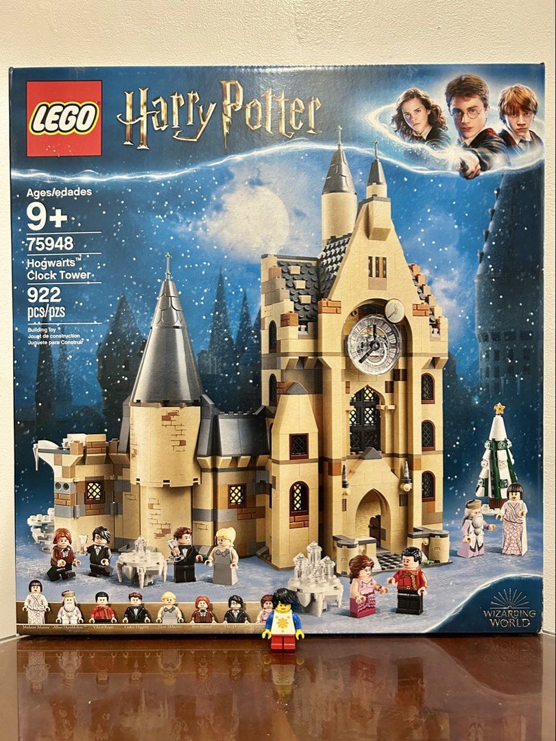 LEGO Harry Potter 75948 — Hogwarts Clock Tower (Category: Lego & Building Sets) located in Pasig City. Submitted by nobrainer.deals (Listing ID 1457971834, Image 1). Description: LEGO Harry Potter 75948 Hogwarts Clock Tower — 922 pcs | 2019. 3-level Hogwarts Clock Tower featuring Dumbledore’s Office, Defense Against the Dark Arts classroom, Hospital Wing, Prefects’ Bathroom and Yule Ball. Includes 8 minifigures and movable clock and dance functio