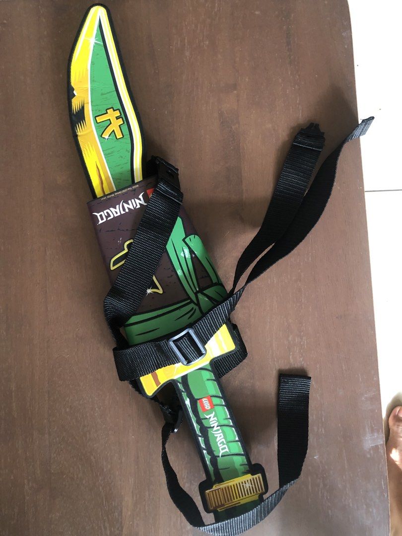 Lego Ninjago Rubber sword (Category: Lego & Building Sets) located in Pasig City. Submitted by vintagely (Listing ID 1458095545, Image 1). Description: 52cm length 10 cm width.