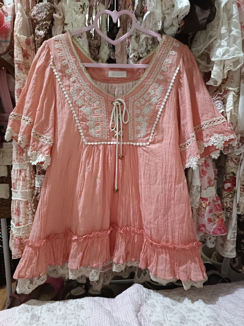 [SOLD] liz lisa boho himekaji top (Category: Others Tops) located in Cavite. Submitted by mirailovesu (Listing ID 1458048261, Image 1). Description: size: med issue: last two pics no whenworn rfs: too big for me.