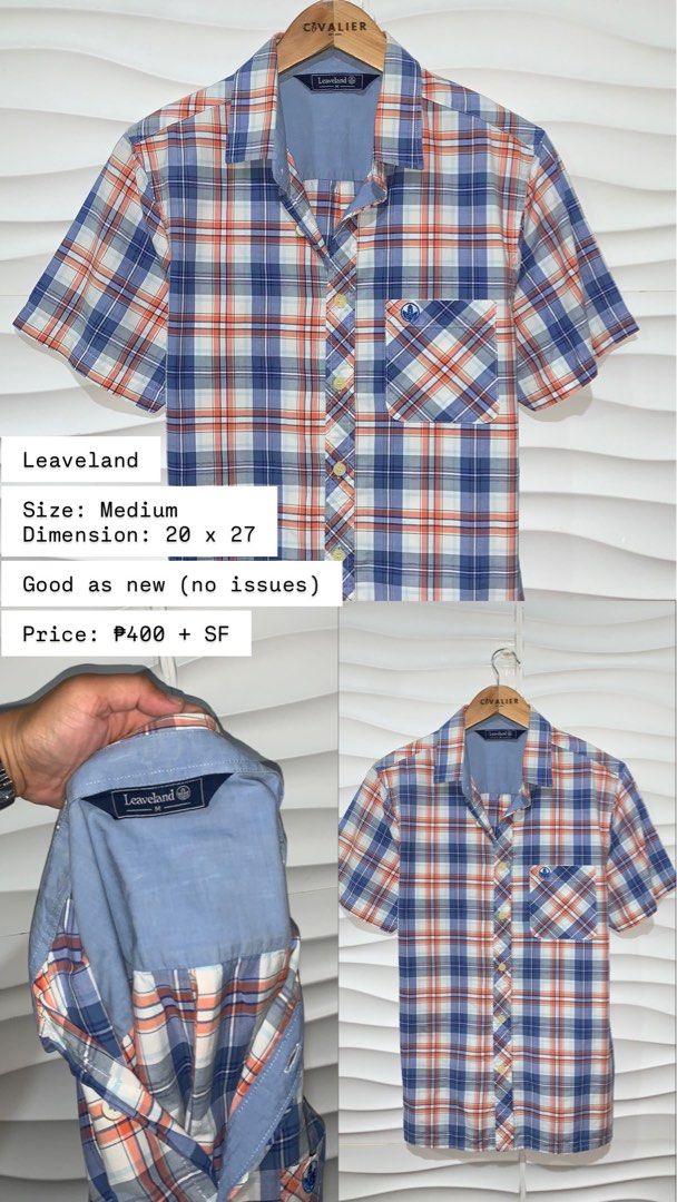 (M) Leaveland Men's Polo (Category: Tshirts & Polo Shirts ) located in Bulacan. Submitted by cavalieeeer (Listing ID 1458076041, Image 2). Description: 𝗣𝗟𝗘𝗔𝗦𝗘 𝗥𝗘𝗔𝗗 𝗧𝗛𝗘 𝗗𝗘𝗧𝗔𝗜𝗟𝗦 𝗜𝗡 𝗧𝗛𝗘 𝟮𝗡𝗗 𝗣𝗜𝗖𝗧𝗨𝗥𝗘! We base sizing on actual measurements, not tag size — please check the dimensions before buying! 📌 Prices are fixed. Unreasonable offers will not be entertained. 🌐 Facebook Page: Cavalier 📍 Location: SJDM, Bulacan Th
