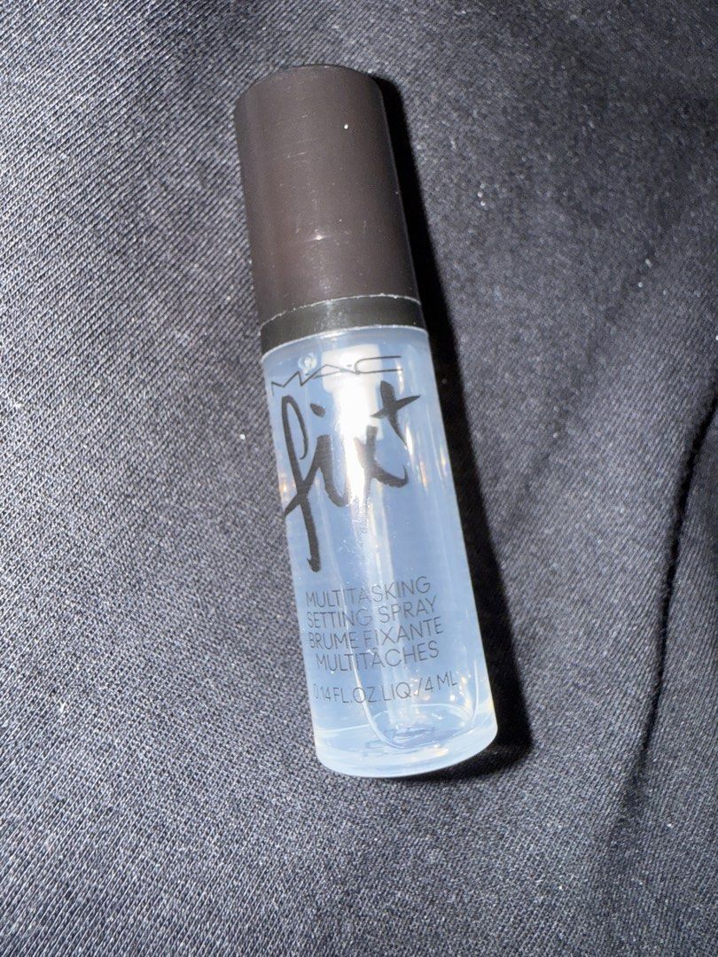 MAC Fix+ Multitasking Setting Spray 4ml (Category: Makeup) located in Makati City. Submitted by kayevalencia (Listing ID 1457913717, Image 1). Description: - Mini size MAC Fix+ spray - Multitasking setting spray - Refreshes makeup and hydrates skin - Perfect for travel or trying out - Small and easy to carry.