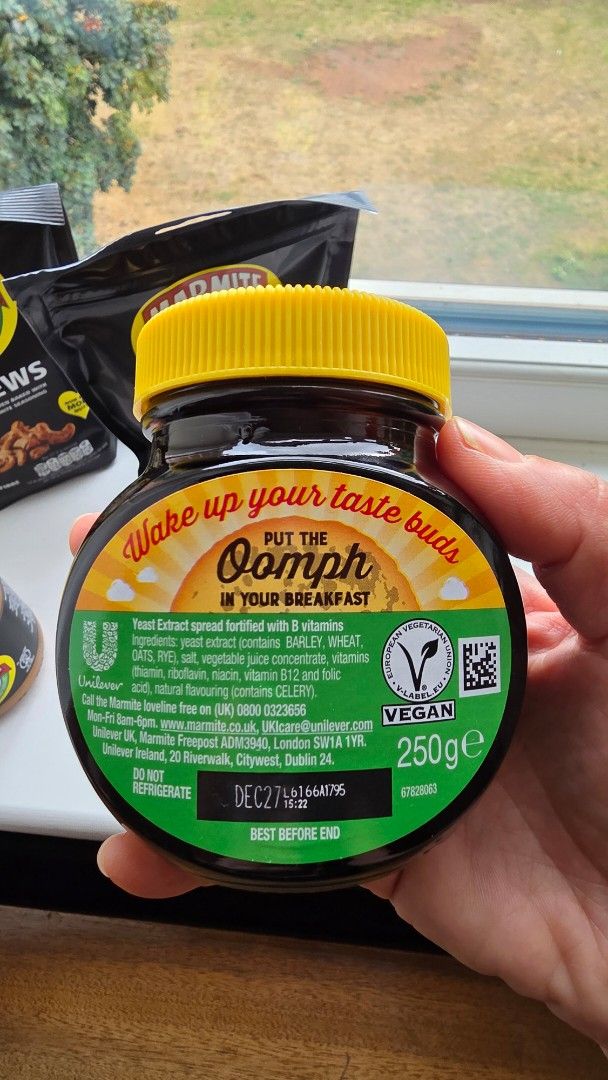 Marmite UK (Category: Packaged & Instant Food) located in Singapore. Submitted by jollywog (Listing ID 1458056607, Image 3). Description: For my fellow Marmite fans... Marmite (250g) 6 available - $10 Marmite (200g) 4 available - squeezy packaging - $9 Marmite crunchy peanut butter (225g) 2 available - $12 (this is super good - afternotes of Marmite is *chef's kiss) will be back in SG on 9th. pick up fr Interlace Condo fr 10th onwards. always som