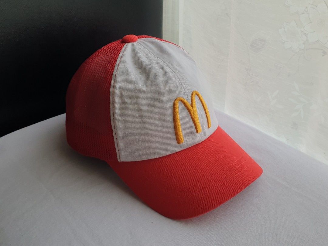 McDonald's Crew Cap (Category: Caps & Hats) located in Quezon City. Submitted by WasalakTwo (Listing ID 1458092109, Image 2). Description: Bought in Korea Good as new One size fits most Open for delivery nationwide.