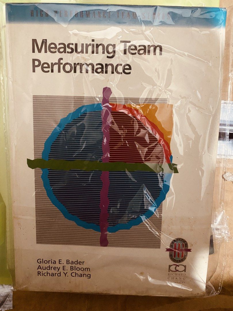 Measuring Team Performance High Performance Team Series Book (Category: Textbooks) located in Taguig. Submitted by westernideologies69 (Listing ID 1458050271, Image 1). Description: - Book Title: Measuring Team Performance - Series: High Performance Team Series - Authors: Gloria E. Bader, Audrey E. Bloom, Richard Y. Chang - Publisher: Richard Chang Associates - Perfect for understanding team dynamics and boosting productivity. Selling price: 150 