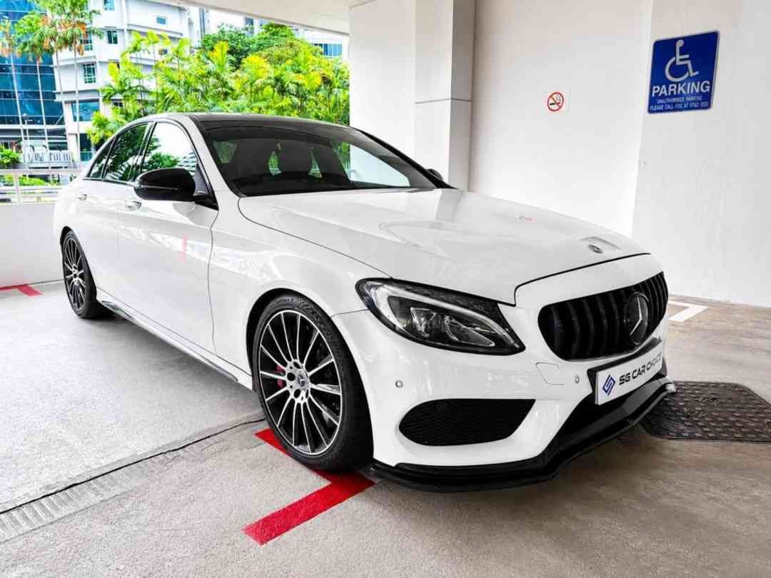 Mercedes-Benz C-Class Saloon C200 AMG Line (A) (Category: Used Cars) located in Singapore. Submitted by sgcarchoicewc (Listing ID 1457989573, Image 2). Description: Sales Contact: Casper Lim tel:90687290 .
