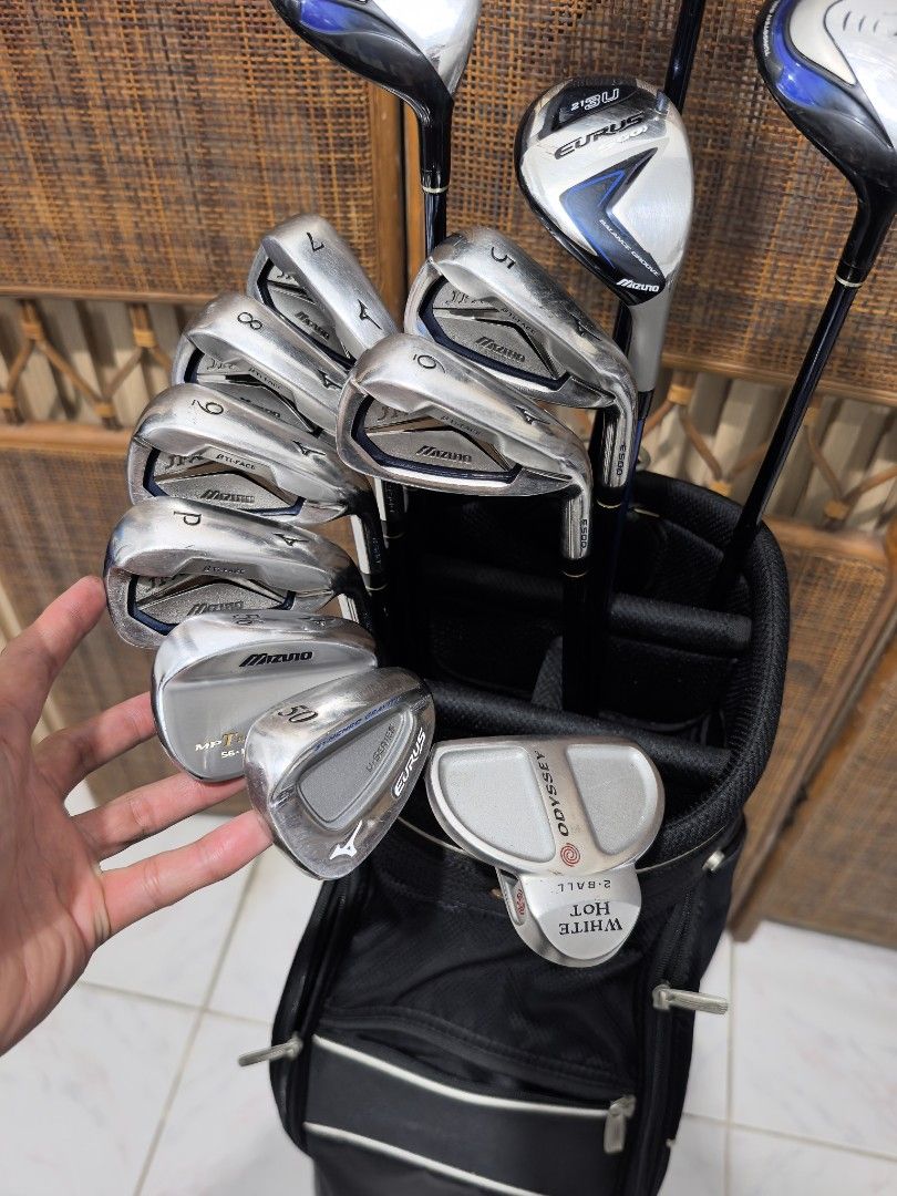 Mizuno GOLF SET FOR BEGINNERS (Category: Golf) located in Caloocan City. Submitted by ace2729 (Listing ID 1458061822, Image 3). Description: MIZUNO JPX GOLF SET FOR BEGINNERS *DRIVER: MIZUNO JPX E500 10° S FLEX *WOOD: MIZUNO JPX #7-21° #9-24° SR FLEX *UTILITY: MIZUNO EURUS #3-21° SR FLEX *MIZUNO JPX IRONS -5,6,7,8,9,P, 50°EURUS 56° WEDGE -GRAPHITE SHAFT - SR FLEX *BAG: ADIDAS ALL ARE IN VERY GOOD CONDITION 💸 24,000 LOCATION: PUNTURIN VALENZUELA 