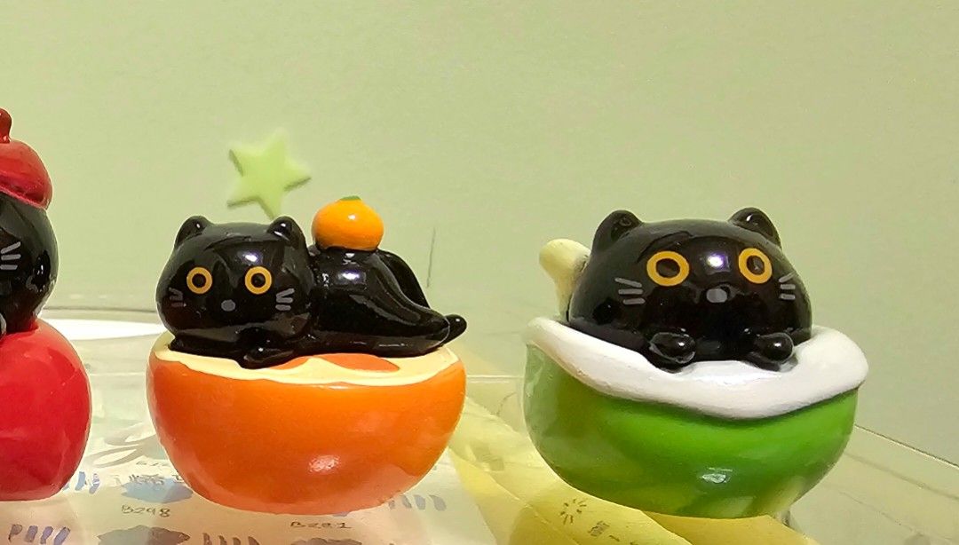 Mr. DIY cat figures, cat toys (Category: Designer & Blind Box Toys) located in Kabankalan. Submitted by ninunothrift (Listing ID 1457927961, Image 2). Description: Buy all for 250 only ‼️ Figures glossed by hand. Each originally 75 each. No BNF. Can give discount if buying more items from my shop :]'.