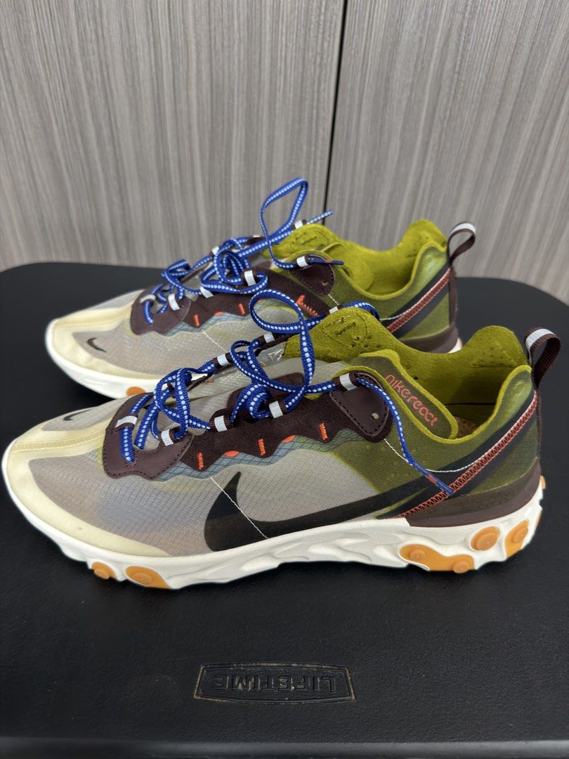 Nike React Element 87 "Moss" Size 12 (Category: Sneakers) located in Pasig City. Submitted by carlo_abancio (Listing ID 1457998317, Image 2). Description: Nike React Element 87 “Moss” — US 12 | ₱4,000 Selling my Nike React Element 87 “Moss”, US Size 12. 👟 Model: Nike React Element 87 “Moss” 📏 Size: US 12 👟 Condition: Used — please see photos for actual condition 💰 Price: ₱4,000 📍 Location: Pasig City A unique and highly recognizable React El