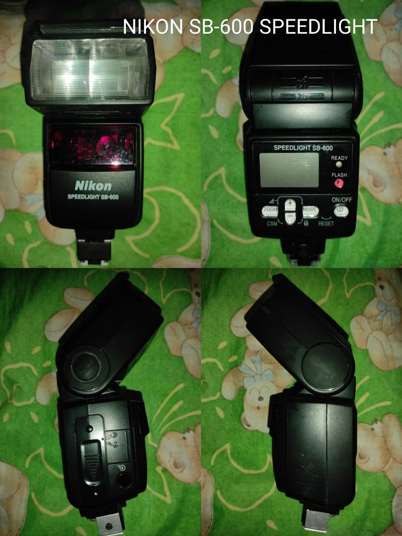 Nikon Speedlight SB-600 Flash (Category: Flashes) located in Caloocan City. Submitted by sxia09 (Listing ID 1458084913, Image 1). Description: **Nikon Speedlight SB-600** Selling my old Nikon Speedlight as part of decluttering. ⚠️ AS-IS / CURRENTLY UNTESTED 💰 Prices are negotiable for a sure buyer PLEASE READ BEFORE BUYING. Condition: * Previously tested and was working * Currently untested. Last tested was July 2025 * No guarantee of current fu
