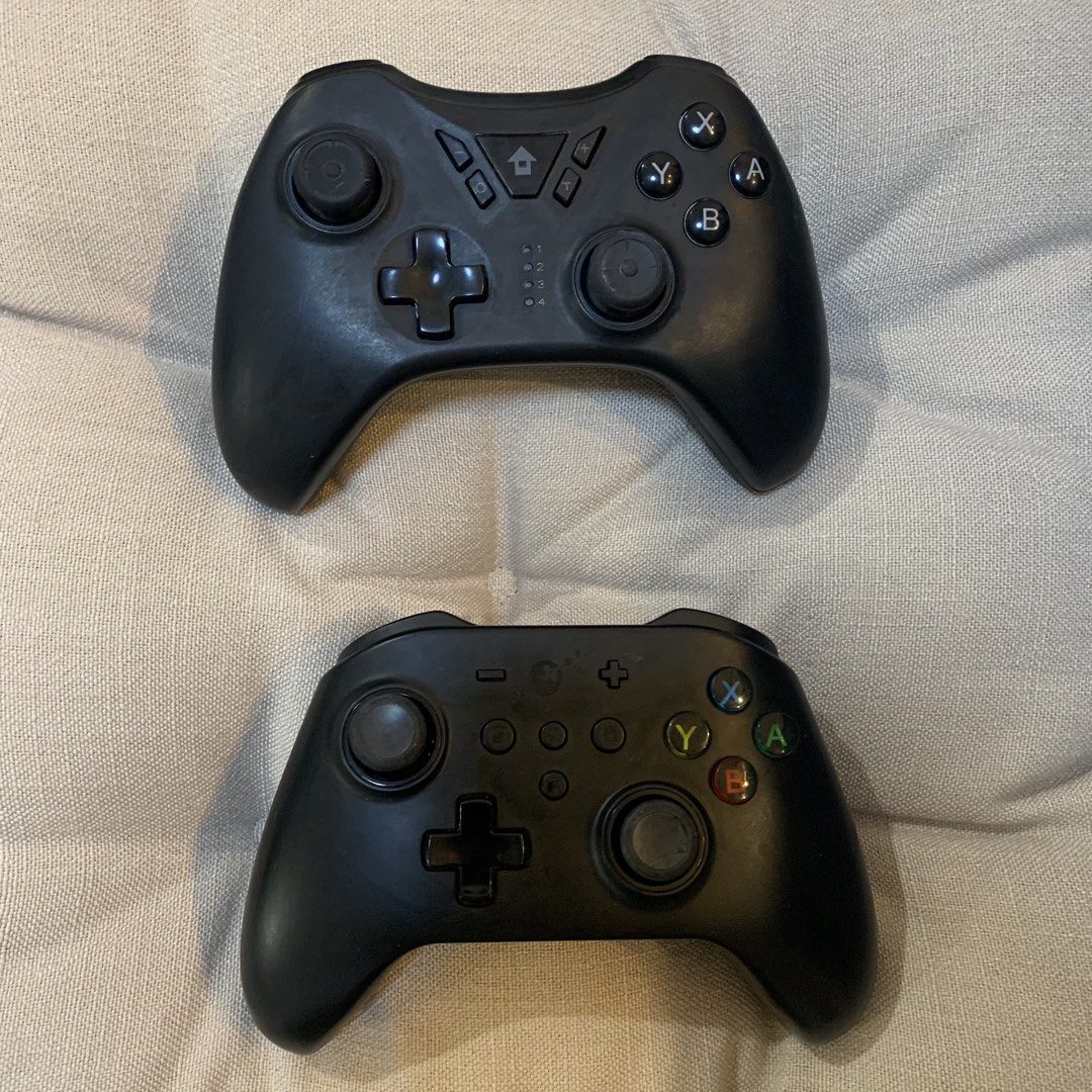 Nintendo Switch Controllers Gulikit (Category: Controllers) located in Imus. Submitted by shavogamingph (Listing ID 1458057481, Image 1). Description: Nintendo Switch Controllers Up (No brand) Issue Minsan hindi agad bumabalik yung L and R triggers pero working naman Price 200 Down (Gulikit Kingkong) Issue L, XYAB buttons not working Price 350 📍 Imus Cavite Pick up/ Meetup Lalamove/ LBC 🛵 COD is Available.