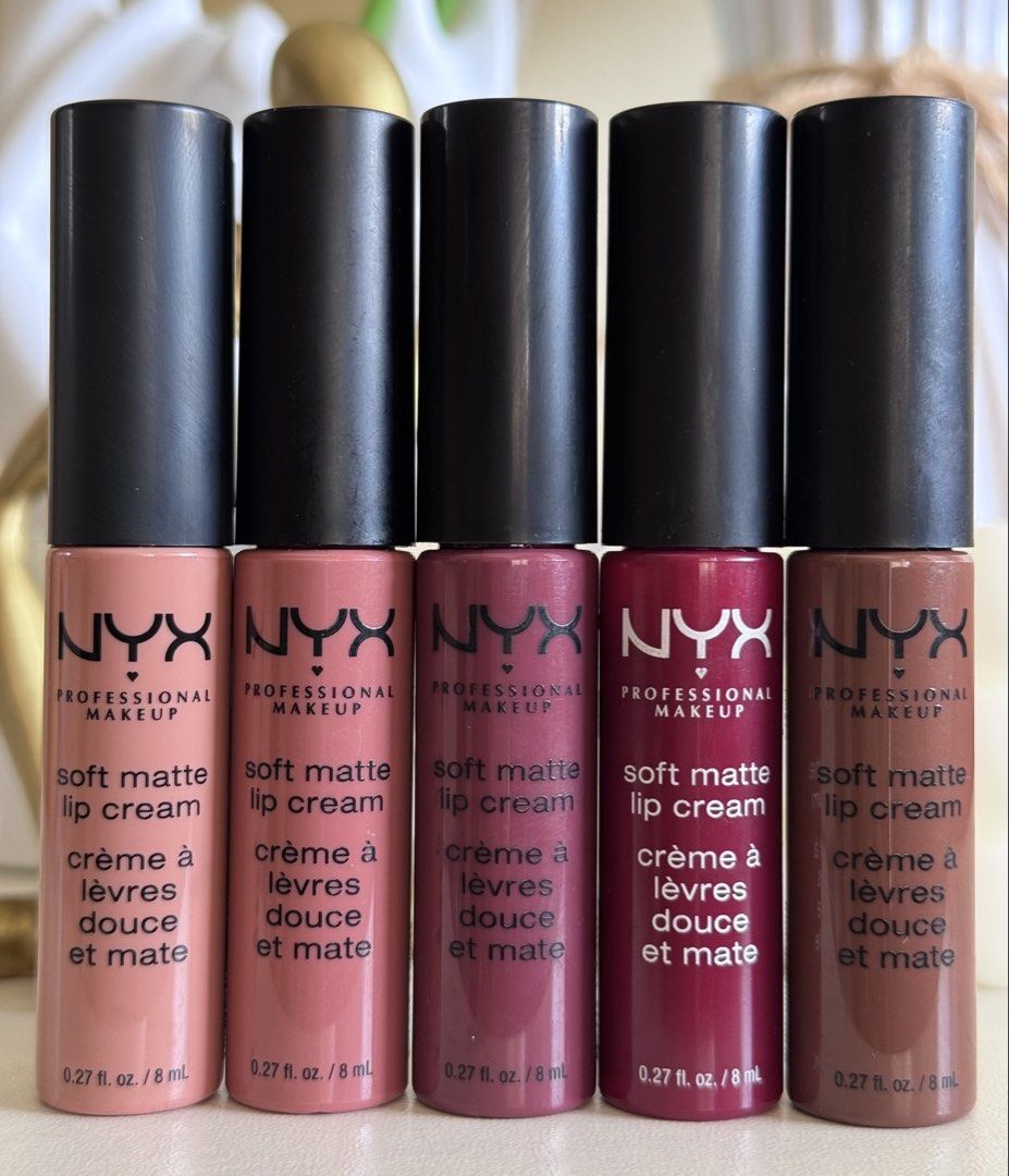 NYX Soft Matte Lip Cream Full Size (Category: Makeup) located in Batangas. Submitted by maria0808 (Listing ID 1458075585, Image 2). Description: 🧡PRICE PER PIECE! 💛Shades: Stockholm Antwerp Istanbul Milan Zurich Athens Cannes Budapest Madrid Dubai Los Angeles Toulouse San Diego Montreal Kyoto Cabo Monte Carlo Beijing.
