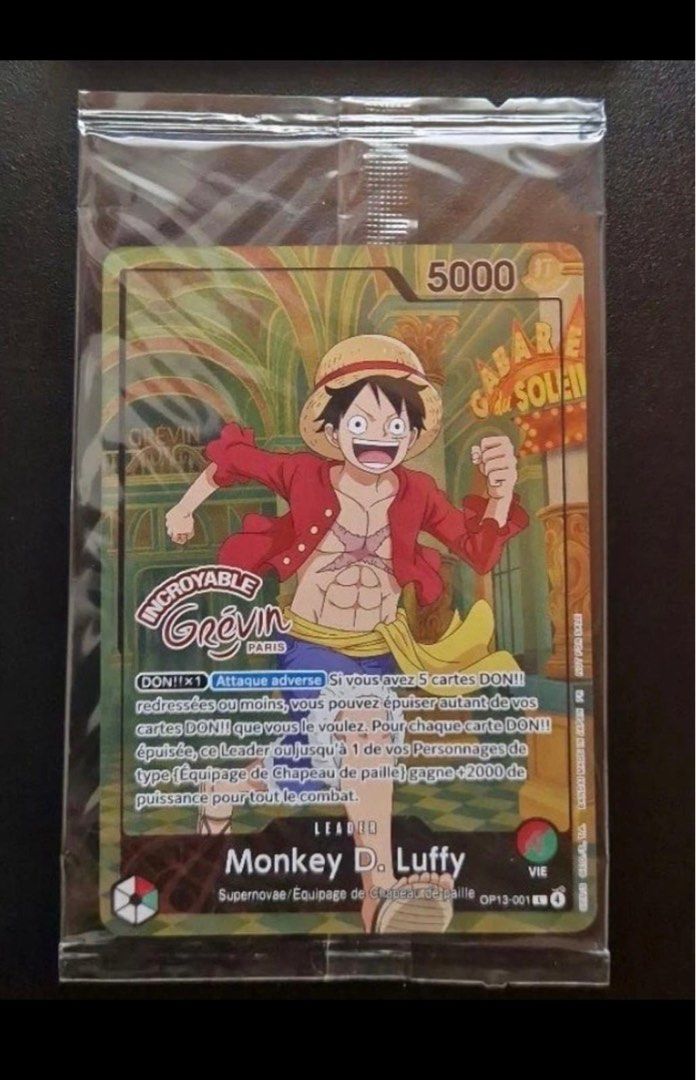 One Piece 法國博物館限定版 OTCG （分類：原色卡片）位於 Hong Kong。 由 happyjai911 提交（商品編號 1457925563，圖片 1）。簡介： 。
