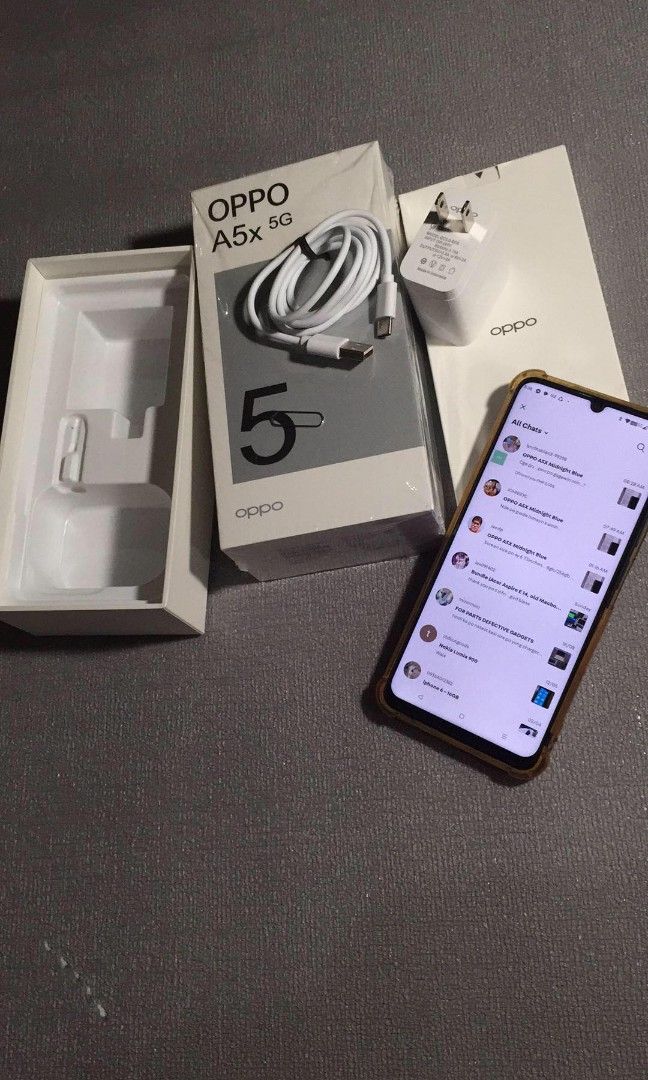 OPPO a5x 5g (Category: OPPO) located in Rodriguez. Submitted by rmantonio5957988 (Listing ID 1458001683, Image 3). Description: OPPO a5x 5g....one(1) month use...6.75 inches... 256 gb internal...complete with box... negotiable slightly pkitignan maige ang mga pictures para wla kulitan... premium copy po unit pwde meet-up basta around suburban...CUP/COD nde po ako pwde byahe ng malayo kc stroke victim po ako...GOD BLESS.