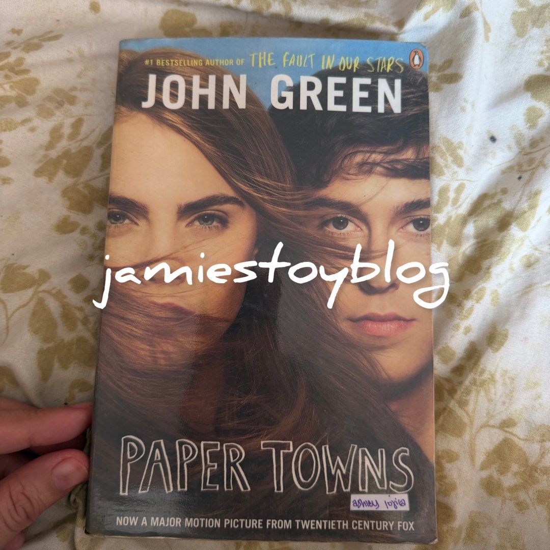 Paper Towns by John Green Paperback Book (Category: Storybooks) located in Quezon City. Submitted by ohitsninja (Listing ID 1457956026, Image 1). Description: - John Green's Paper Towns novel - Based on the major motion picture - Winner of the Edgar Award - Millions of copies sold worldwide - A must-read for fans of John Green's other books, including The Fault in Our Stars Pay by Gcash Delivery shouldered by buyer I DO NOT USE COD OR SCO..
