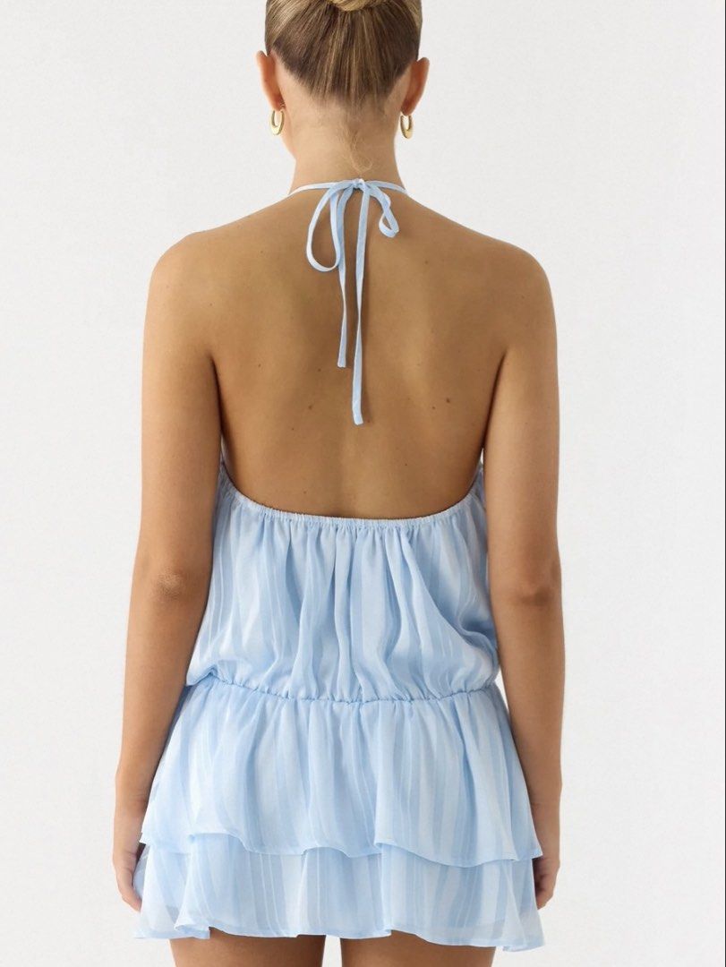 Peppermayo Parade Halter Mini Dress （分類：連身裙）位於 Hong Kong。 由 selling.wadrobe 提交（商品編號 1457996739，圖片 2）。簡介： Size XS-S available for ordering 10 days of shipping, originally $628 HKD。
