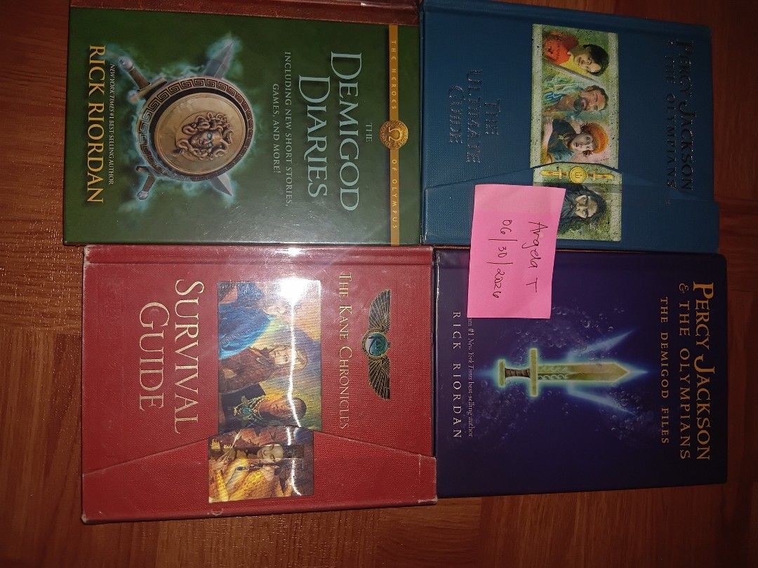 Percy Jackson | Harry Potter | Assorted (Category: Storybooks) located in Paranaque City. Submitted by annika.angela (Listing ID 1457982737, Image 1). Description: 500 pesos per set except for the first one which is 700..