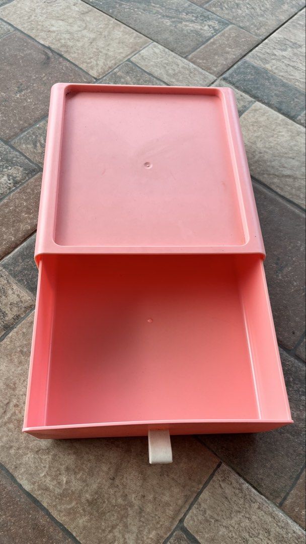 Pink Storage Single Box (Cabinet Type) (Category: Storage Boxes & Baskets) located in Baguio. Submitted by pinkynj (Listing ID 1457998673, Image 2). Description: SM Stationary Box.