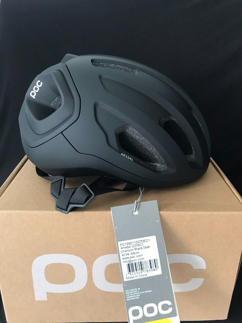 POC Amidal Cycling Helmet Uranium Black Matt, Medium (Category: Bicycles) located in Rizal. Submitted by royellisonsoriano (Listing ID 1458000660, Image 2). Description: Brand New! Size: Medium 54cm - 59cm Color: Uranium Black Matt Weight: 350g Free shipping near Bagong Ilog, Pasig City! Kindly message me for more details..