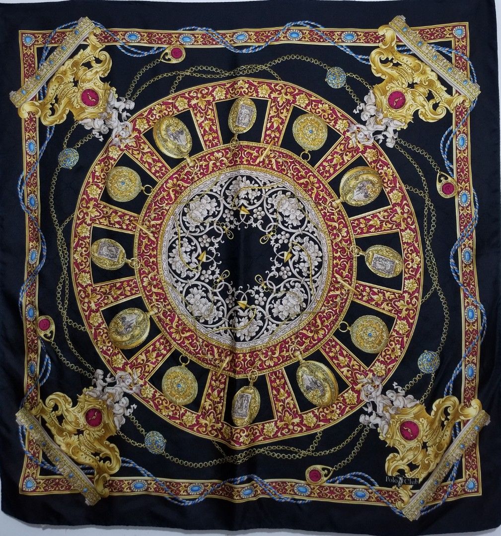 Polo Club Silk Scarf (100% Authentic) (Category: Scarves) located in Quezon City. Submitted by scarfandhandkiesroyaltyph (Listing ID 1458037077, Image 1). Description: Polo Club Silk Scarf (100% Authentic) Price: 950 Php - Like new - With Care Tag - No Box A Gorgeous piece fit for a royalty! Material: Silk 100% Dimension: Appox. 34in x 34in.