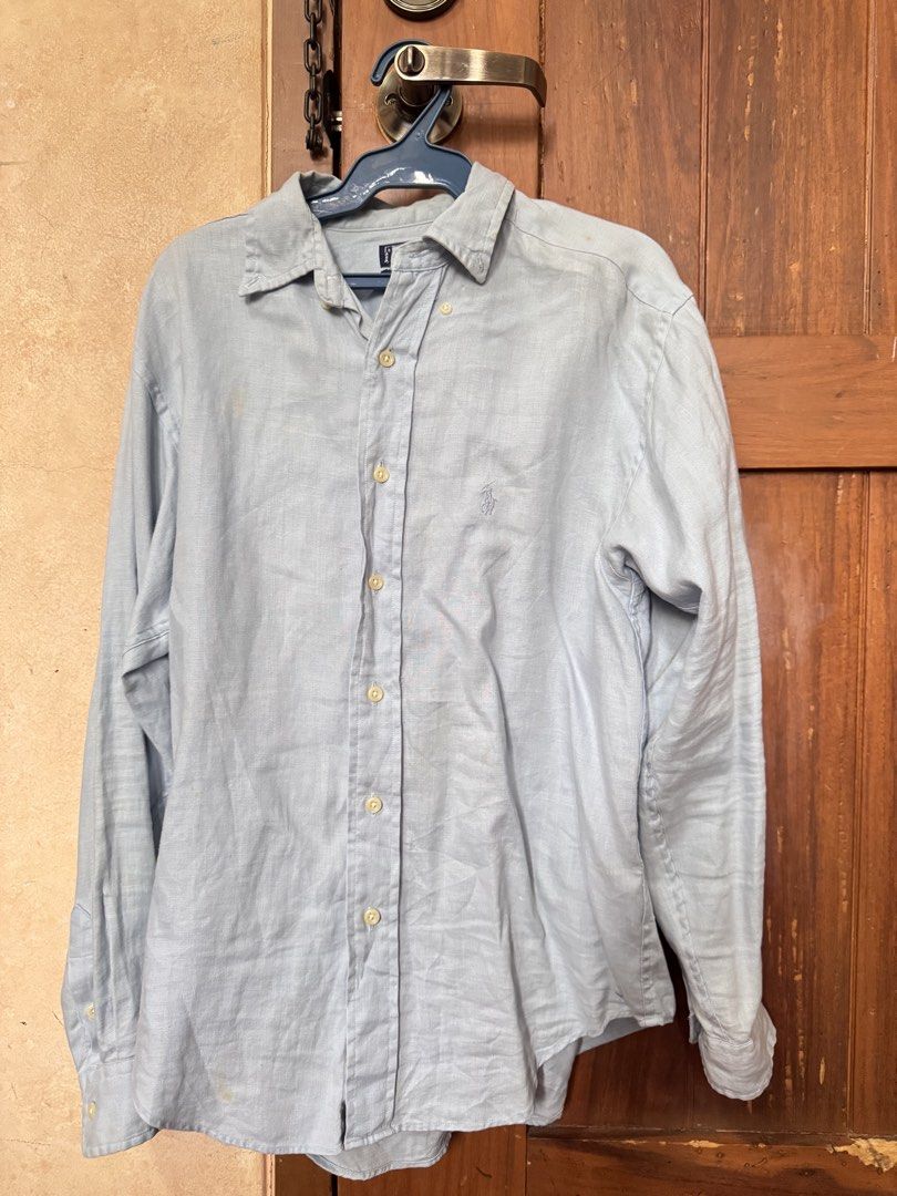 Polo Ralph Lauren Long sleeves Button Down (Category: Longsleeves) located in Manila. Submitted by nadinecarlos (Listing ID 1457993125, Image 1). Description: Has stains (not sure if washable).