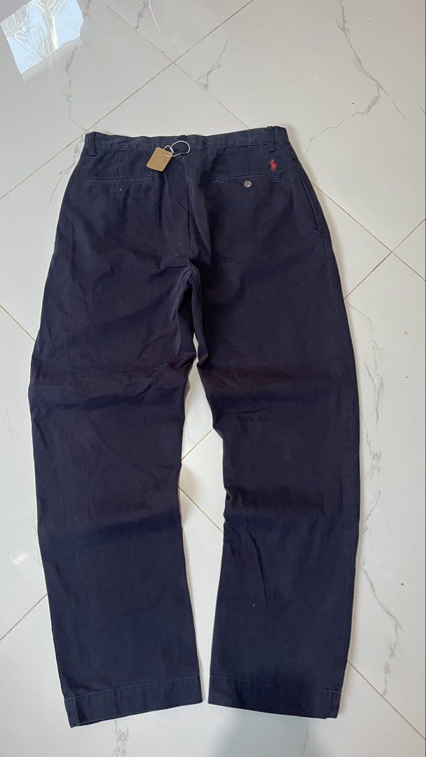 POLO RL (Category: Jeans) located in Tabogon. Submitted by offtherack.1 (Listing ID 1458023096, Image 2). Description: Polo RL cotton chino trouser. with red embroidered pony logo WAIST: 32 LENGHT: 40 NO ISSUE.