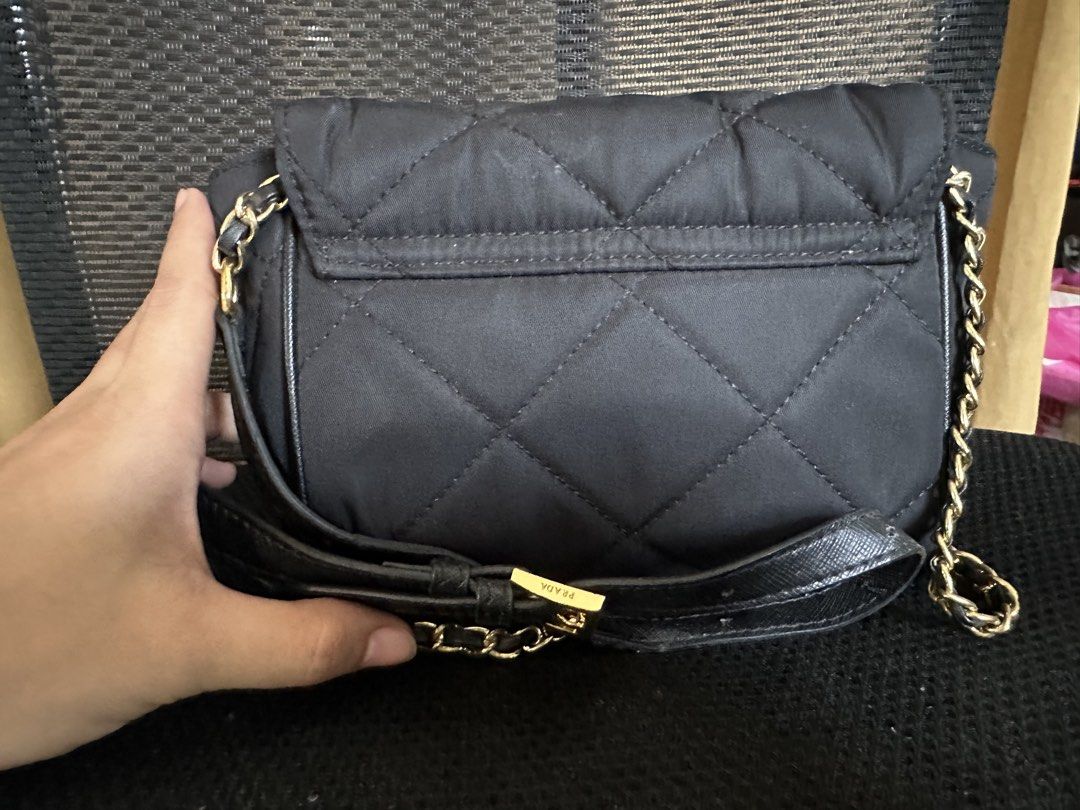 Prada Quilted Tessuto Cross-body (Category: Luxury Bags & Wallets) located in Butuan. Submitted by wear.next (Listing ID 1458004544, Image 2). Description: No inclusion .