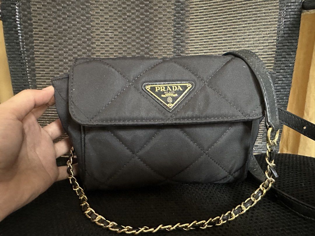 Prada Quilted Tessuto Cross-body (Category: Luxury Bags & Wallets) located in Butuan. Submitted by wear.next (Listing ID 1458004544, Image 1). Description: No inclusion .