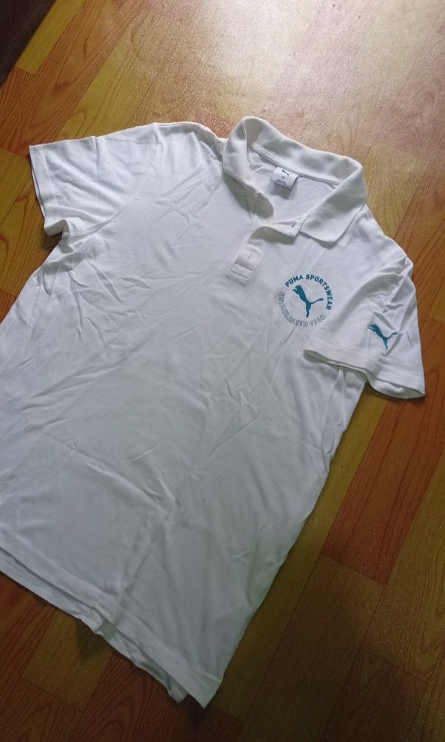 Puma Polo Shirt embroidery (Category: Activewear) located in Manila. Submitted by mojonarchives (Listing ID 1457908325, Image 2). Description: Puma Polo Shirt embroidery sleeve Logo Size: XL Asia Dimes: W20xL28 Condition excellent Colorate 9.5/10 Issue: need wash Location Quezon city MOP Gcash 📬 MOD Jnt Express 🚀 Delivery Every Saturday 🙏❤️.