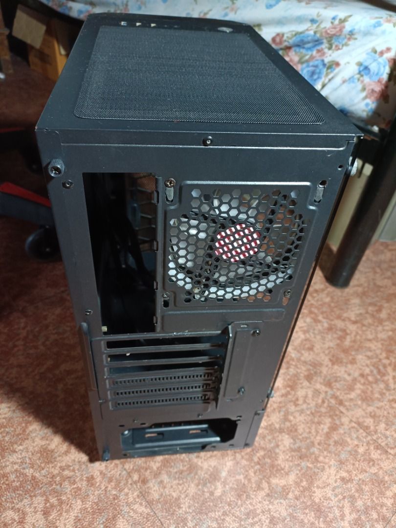 RAKK DULUS Gaming PC Case Black (Category: Desktops) located in Caloocan City. Submitted by noblecat-3ccf (Listing ID 1457948244, Image 2). Description: Selling RAKK DULUS Gaming PC Case Black for reference : https://easypc.com.ph/products/rakk-dulus-gaming-pc-case-black?variant=45140202422443 RFS: itx case.