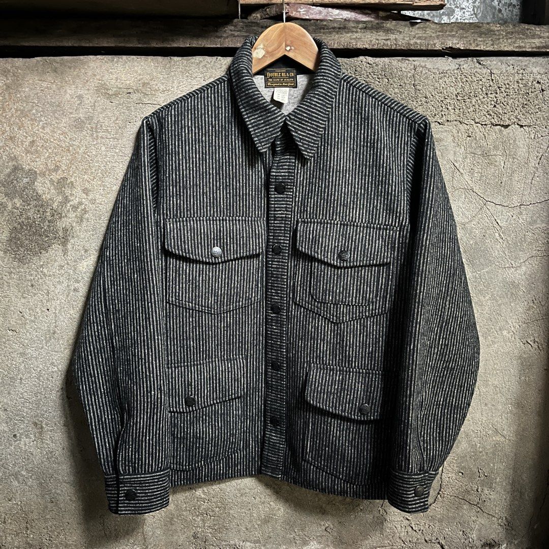 RRL (Double RL) Browns Beach Wool Overshirt (Category: Coats, Jackets and Outerwear) located in Baguio. Submitted by highland.archives (Listing ID 1457992381, Image 1). Description: RRL (Double RL) Browns Beach Wool Overshirt Pristine condition allmost new Size tagged: S/P Width: 21.5" Length: 25.5" Shoulders: 17" Sleeve length: 24.5" Hem: 20".