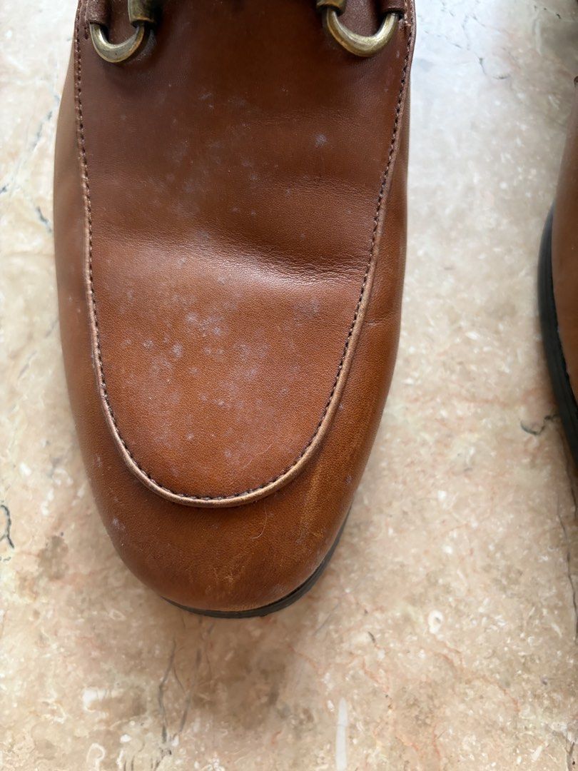 Salvatore Mann Black Label Leather Shoes, Brown (Category: Dress Shoes) located in Quezon City. Submitted by tidyup.lara (Listing ID 1458055556, Image 2). Description: Size 41 Sold as is Condition 8/10: used but in good condition, with staining.