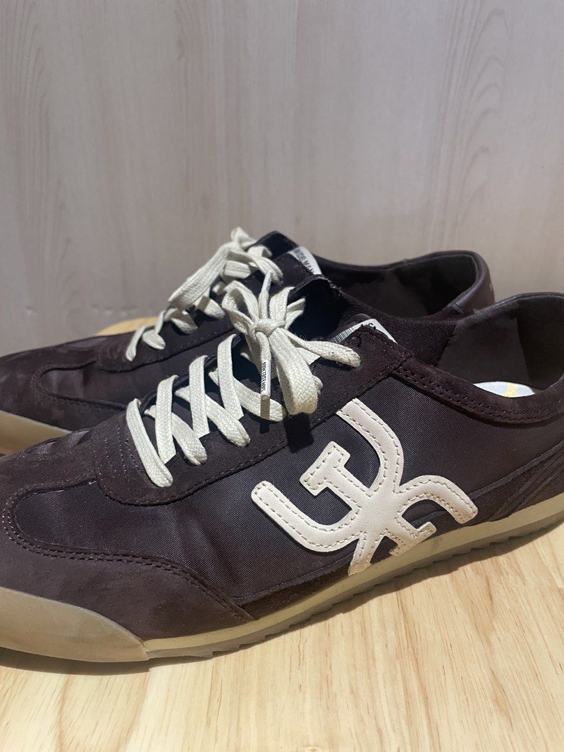 Sam Edelman Ivey Lace Up Sneaker - Cafe Noir Brown Nylon, Luxury ...