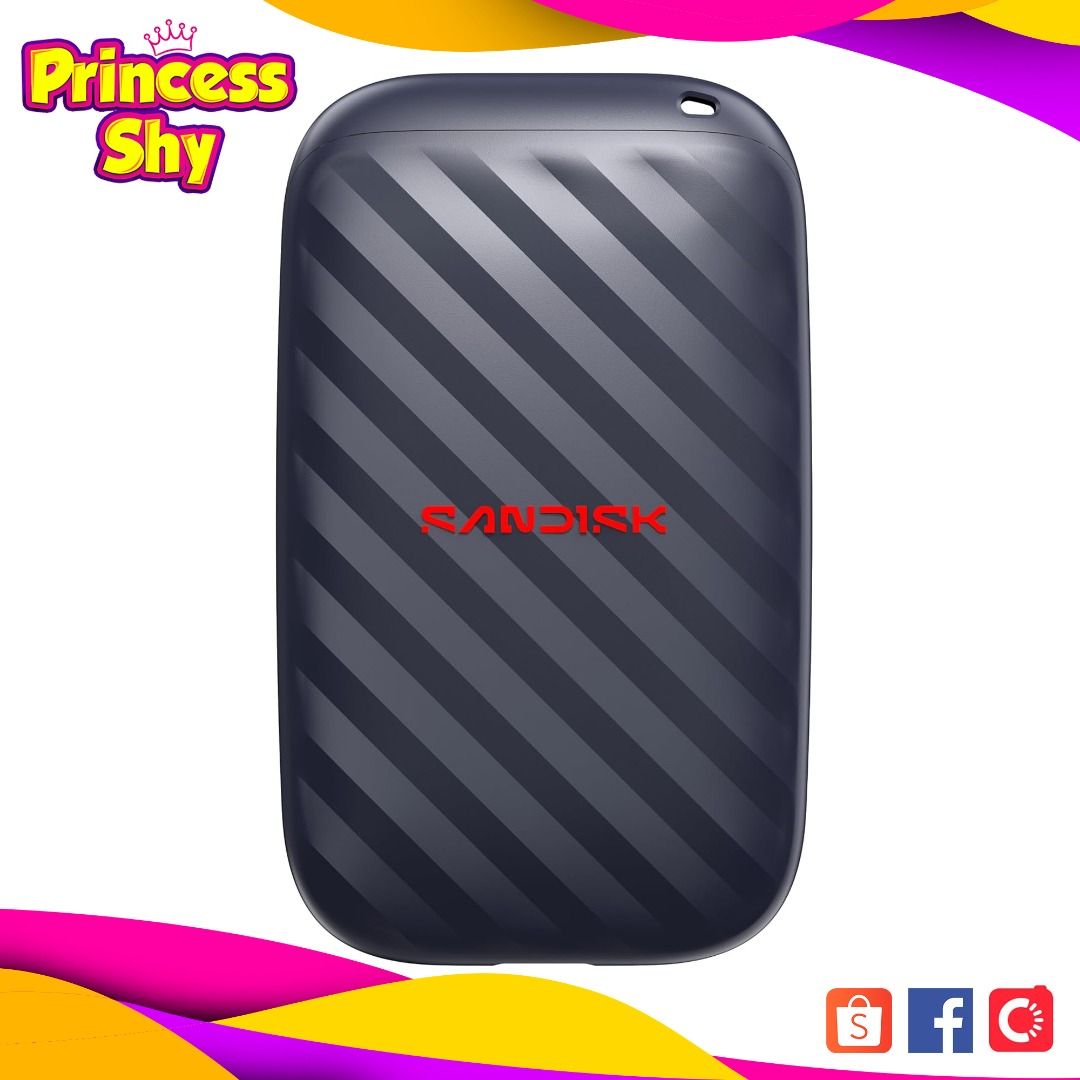 SanDisk 1TB Portable SSD USB 3.2 Gen 2 External Solid State Drive SDSSDE10-1T00 (Category: Hard Disks & Thumbdrives) located in San Juan City. Submitted by princessshyph (Listing ID 1457920542, Image 1). Description: 💾 SanDisk 1TB Portable SSD – SDSSDE10-1T00 Looking for fast and convenient portable storage? The SanDisk 1TB Portable SSD is a compact external SSD designed for quick file transfers, backups, and everyday storage. Its small and ligh