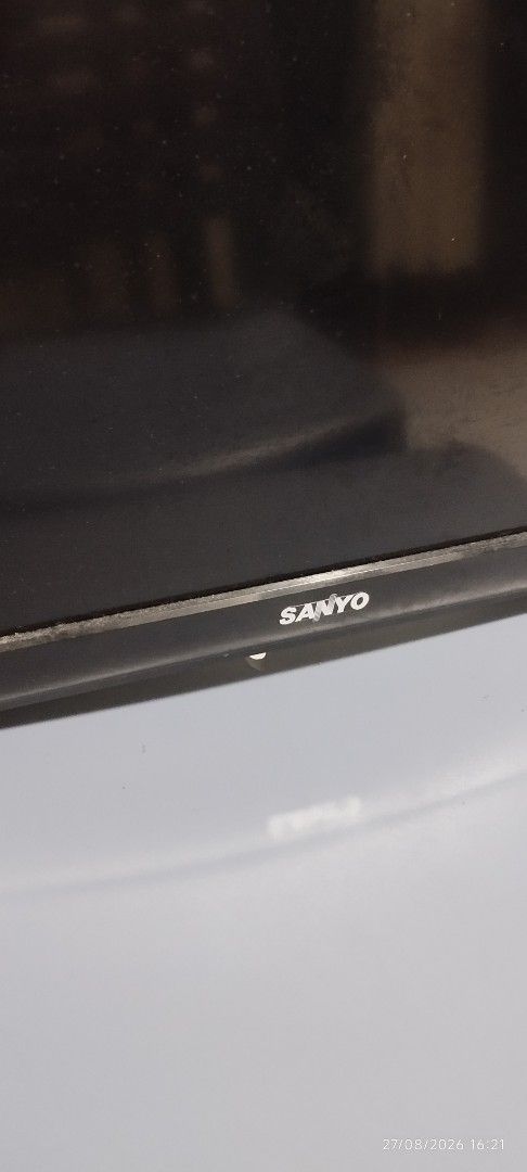 Sanyo LCD-42K30 - 00 Television (Category: TV) located in Marikina City. Submitted by rhanaway26 (Listing ID 1457978321, Image 3). Description: - Sanyo 42-inch TV (Model: LCD-42K30 - 00) - Defective, matagal natambak. nagana pa last year gamit chromecast tapos nung nawala yung remote dahil naglipat ng bahay natambak na, ayaw na mag on using power button, parang nakalubog na ung power button, naka red lang ilaw. paayos nyo na lang. - Power indicat