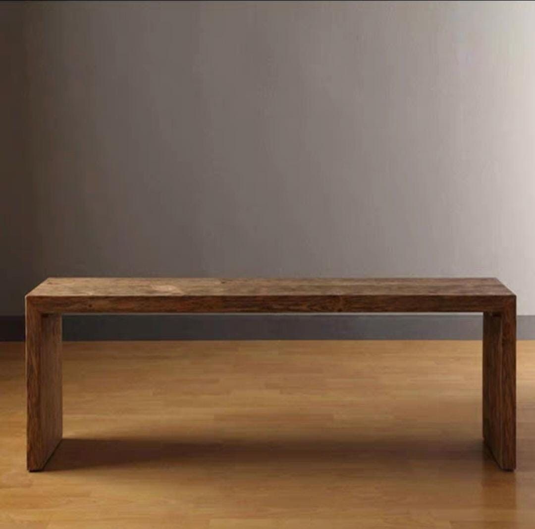 Solid Wood Bench (Category: Chairs) located in Singapore. Submitted by miyukiwjw (Listing ID 1458072892, Image 1). Description: Solid Wood Bench Measurements: 100cm by 30cm by 45cm.