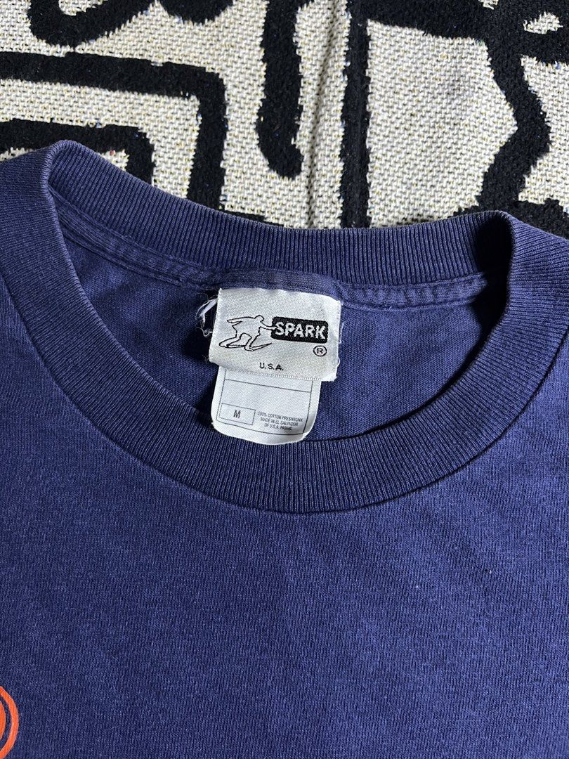 Spark Skateboard Vintage shirt (Category: Tshirts & Polo Shirts ) located in Silang. Submitted by yusthrift (Listing ID 1458005054, Image 3). Description: Spark Skateboard vintage Size: M on tag 20 inc width 28 inches length Issue: Crack prints 8.5 color rate Goo d condition .