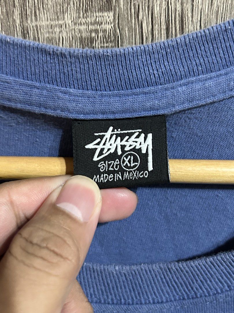 STUSSY BLUE FLAMES TEE (Category: Tshirts & Polo Shirts ) located in Cotabato. Submitted by rcycle.bn (Listing ID 1458002520, Image 3). Description: 23-24x30 Authentic Excellent 9/10 Cracks print + sf.