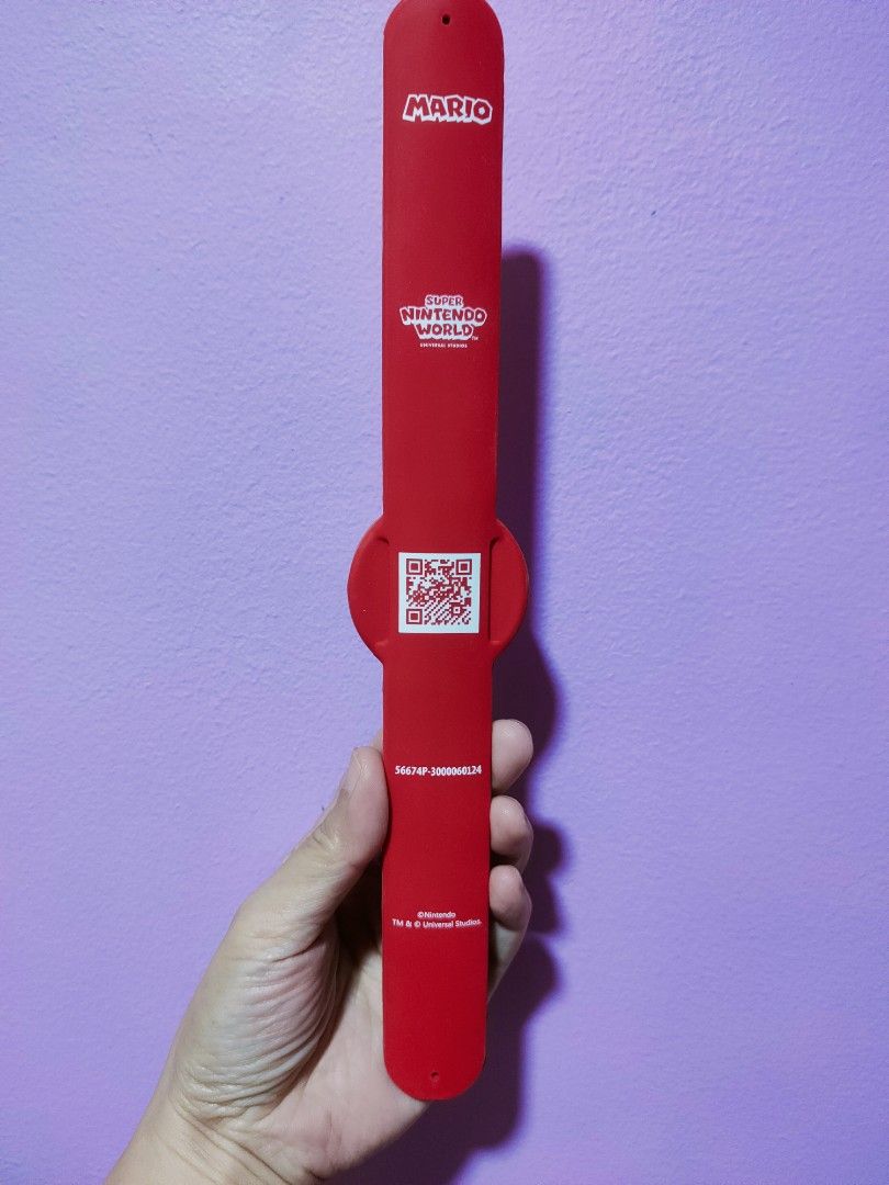 Super Nintendo World Mario Wristband (Category: Nintendo) located in Manila. Submitted by jhs31 (Listing ID 1457967809, Image 3). Description: - Exclusive Super Nintendo World wristband - Perfect collectible for any Mario fan - Good condition Pm for more details Shipping Nationwide and lalamove Loc. Tondo Manila .